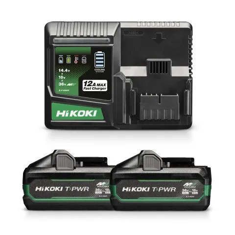 Nedsatt pris 2XBSL3640MVT+UC36YSL2 HiKOKI Laddpaket
